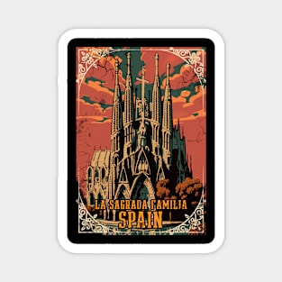 La Sagrada Familia Spain Art Spanish Heritage Magnet