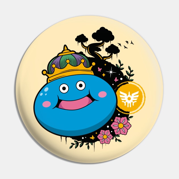 King Slime Japanese Landscape Pin by logozaste