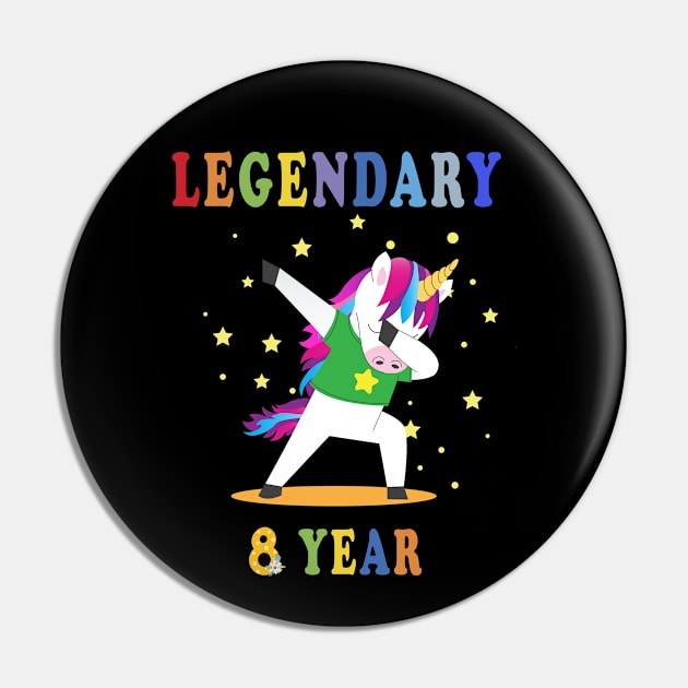 8th birthday unicorn Pin by NI78