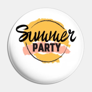 Summer Party Pin