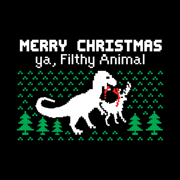 Merry Christmas ya Filthy Animal by ThyShirtProject - Affiliate