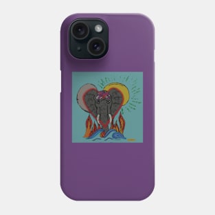 Elemental Elephant. Phone Case