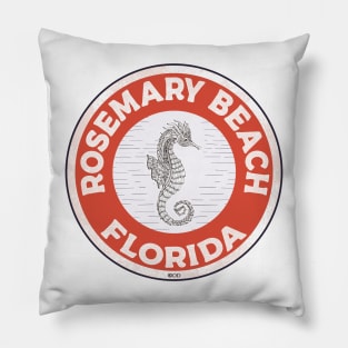 Rosemary Beach Florida Crab 30A 30 A Emerald Coast Walton County Pillow