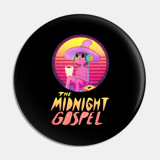 Midnight Gospel Retro Pin by LAKOSH