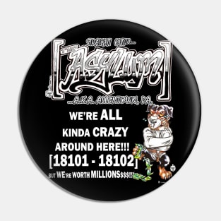 ASYLUM - WE'RE ALL CRAZY HERE Pin