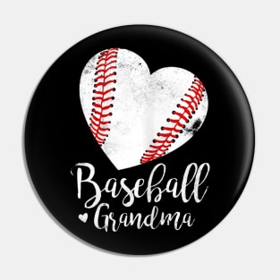 Baseball Grandma Mothers Day Pin