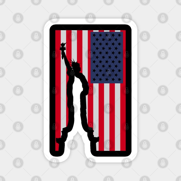 liberty of usa Magnet by s4rt4