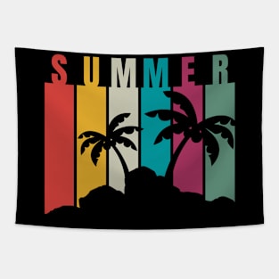 Colorful Summer Island Tapestry