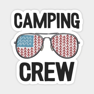 Camping Crew Funny Camping Magnet