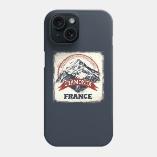 Chamonix Mont-Blanc France Phone Case