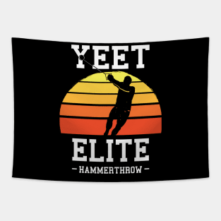Yeet Elite Hammerthrow Retro Track N Field Athlete Tapestry