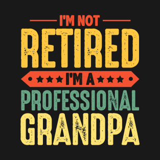 Fathers Day Retired Grandpa T-Shirt