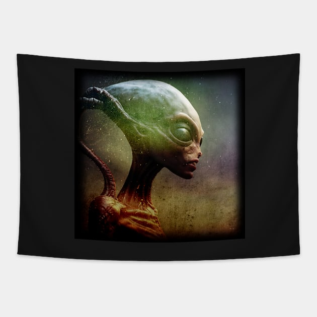 XENOS II - AN ALIEN LIFEFORM Tapestry by CliffordHayes