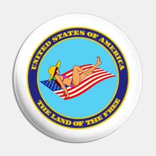 Land of the free Pin