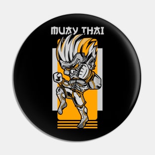 Muay Thai / Muay Thai Fighter / Muay Thai Lover / Muay Thai Fan / Muay Thai Fighter Design Pin