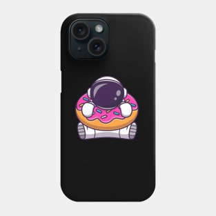 Astronaut in a donut Phone Case