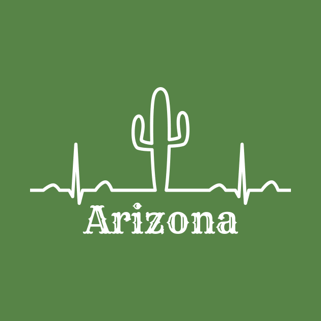 Arizona - Saguaro Cacti - Heartbeat by KickStart Molly