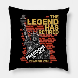 Retired 2022 Not My Problem Anymore Pillow