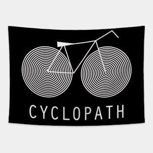 minimalist bike cyclopath Tapestry