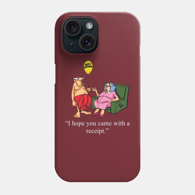 Funny Spectickles Marital Birthday Humor Phone Case by abbottcartoons