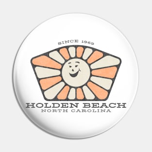 Holden Beach, NC Summertime Smiley Sunshine Pin