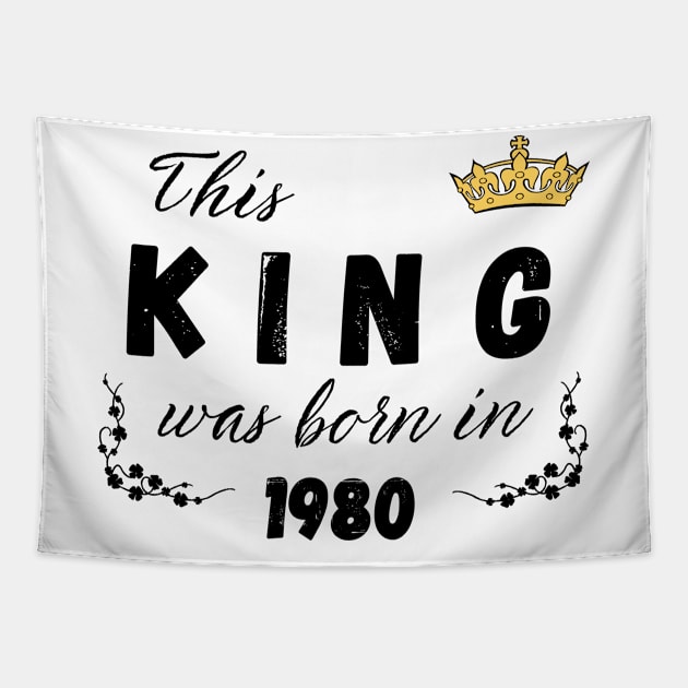 King born in 1980 Tapestry by Kenizio 