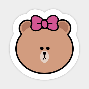 LINE Friends Choco bear Magnet