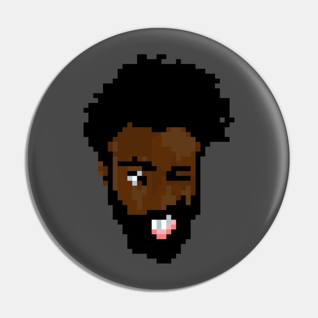 Pixel This is America Pin by Lukaru