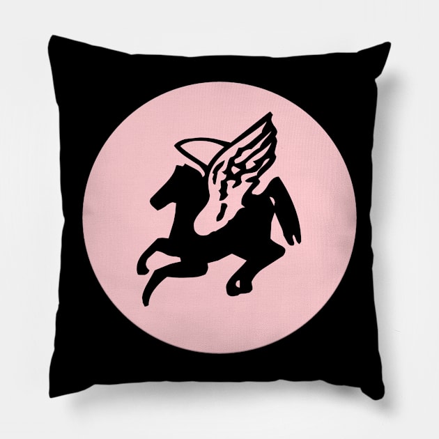 Pegasus, Flying Horse Pillow by Salaar Design Hub