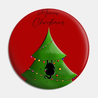 Miaow Christmas Pin