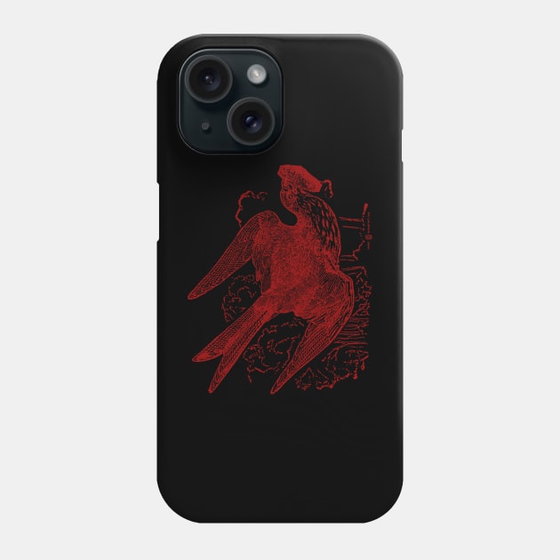 Vintage Who Killed Cock Robin Kite with Coffin Phone Case by StudioPM71