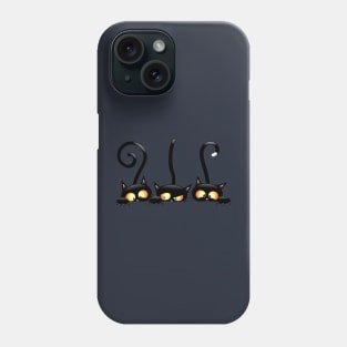 Black cat Halloween Phone Case