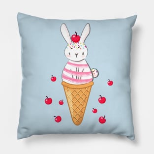 Bunny Ice Cream Pillow