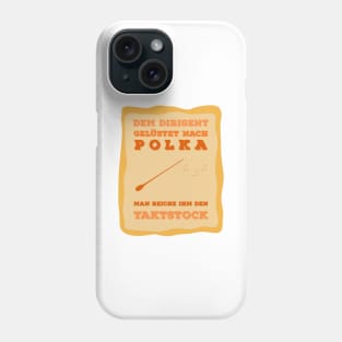 Polkadirigent Orange Phone Case