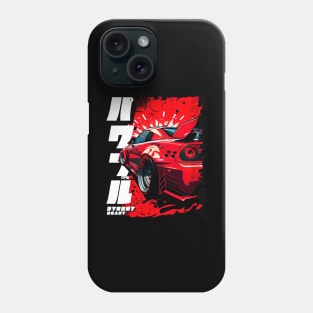 The mighty street beast Skyline R32 Phone Case