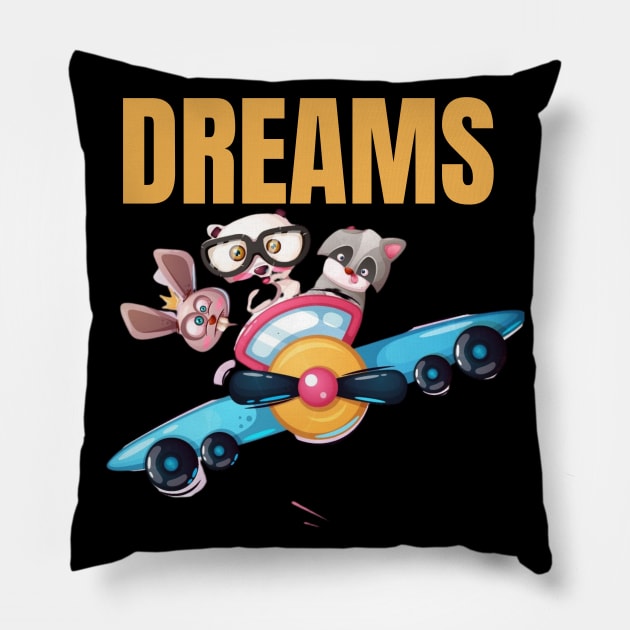 dreams Pillow by busines_night