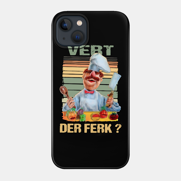 vert der ferk Cooking fruit and vegetable - Vert Der Ferk - Phone Case
