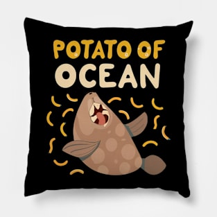 Patato of ocean Pillow