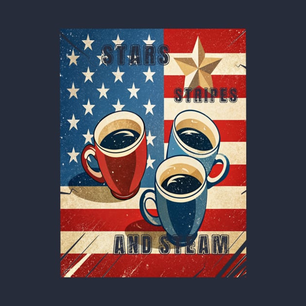 Stars, Stripes and Steam by LinaArtistry