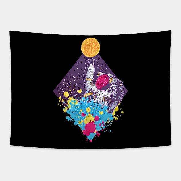 Astronaut Print Tapestry by Urban_Vintage