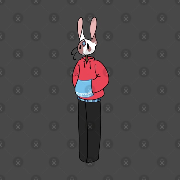 Rabbit with Red Sweater :: Imaginary Creatures by Platinumfrog