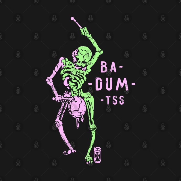 Skeleton drummer by Lolebomb