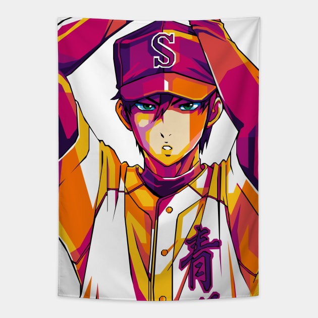 Furuya Satoru Tapestry by Rekayasabumi