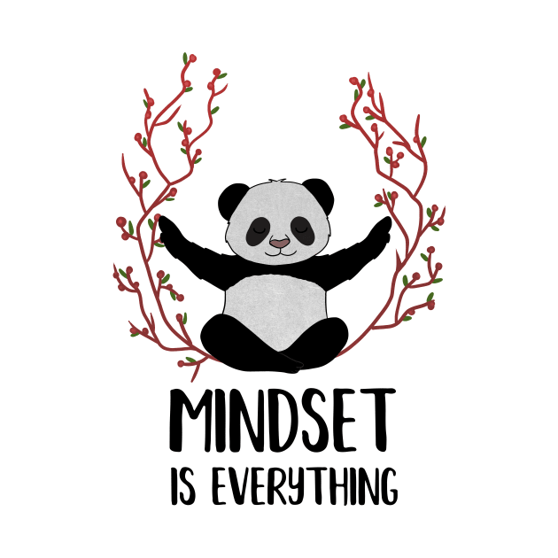 Panda Yoga, Meditation, Mindset Motivational Quote by dukito