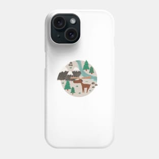 Moose Woodland Phone Case