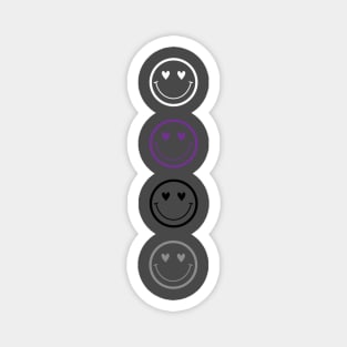 Demisexual Pride Flag Smiley Magnet