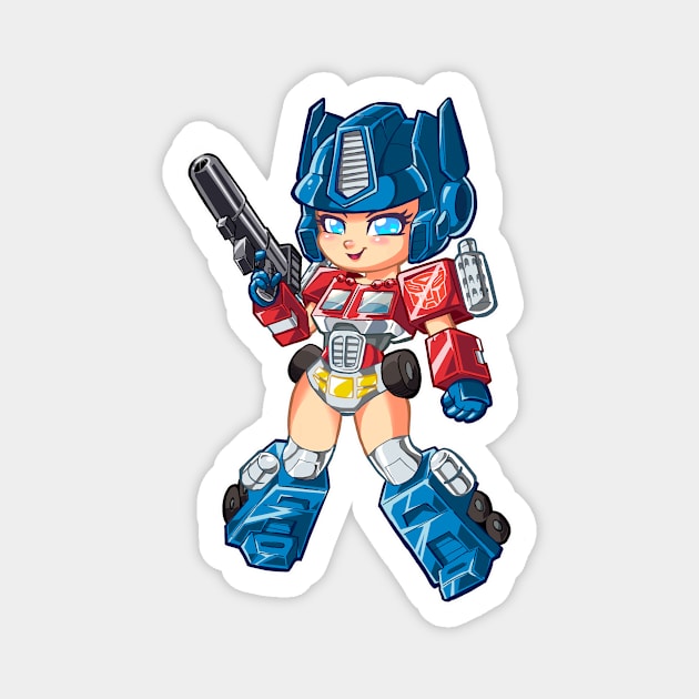 Transformer Gals: OptiMISS Prime Magnet by K-Bo.