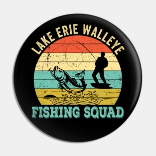 Walleye Blue Pike Fishing Pin