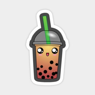 Happy Passionfruit Boba Magnet