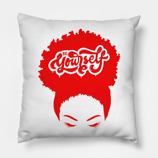 Be Yourself Pillow by Asterisk Design Store